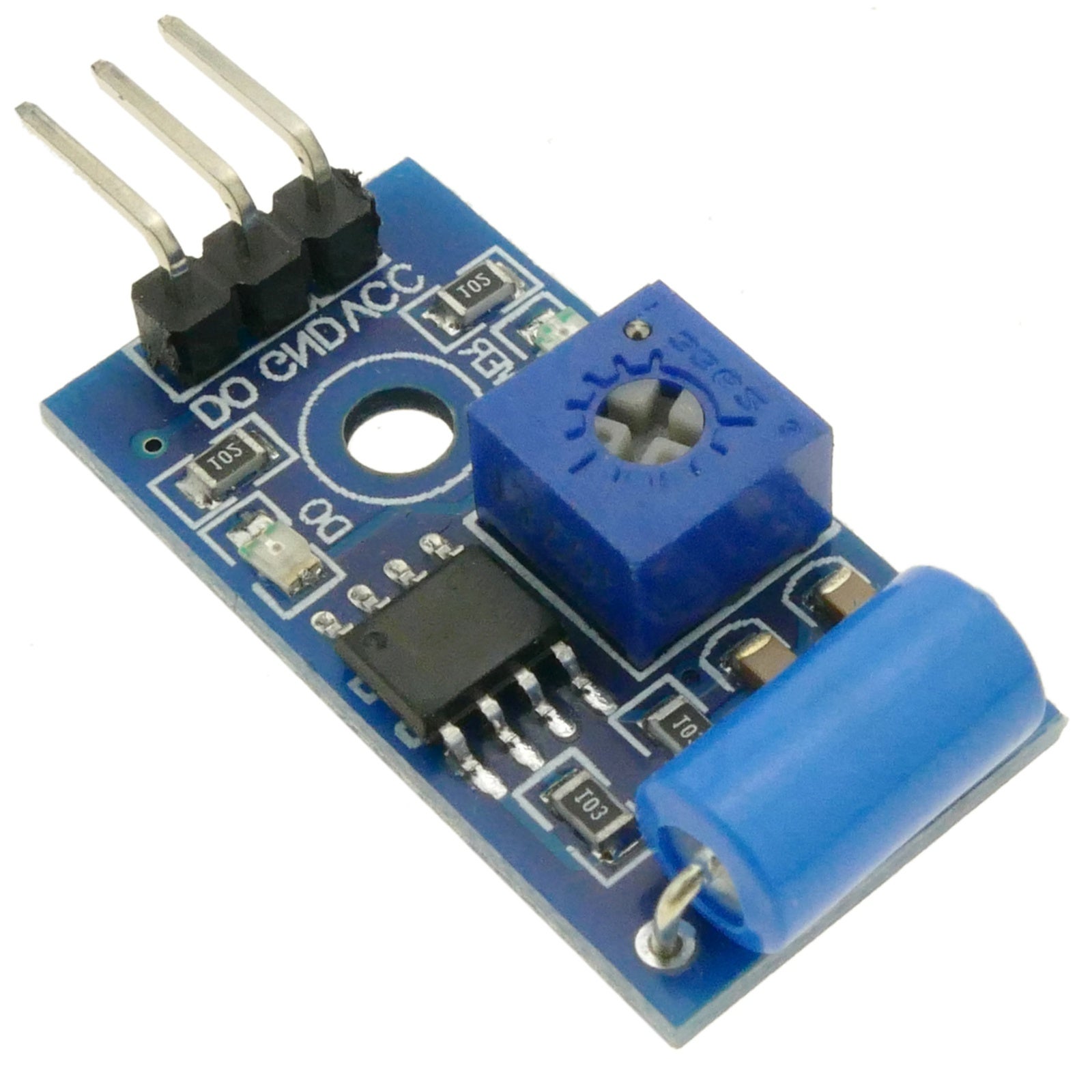 Sensore di vibrazione con regolazione della sensibilità e interruttore SW-420 - 4