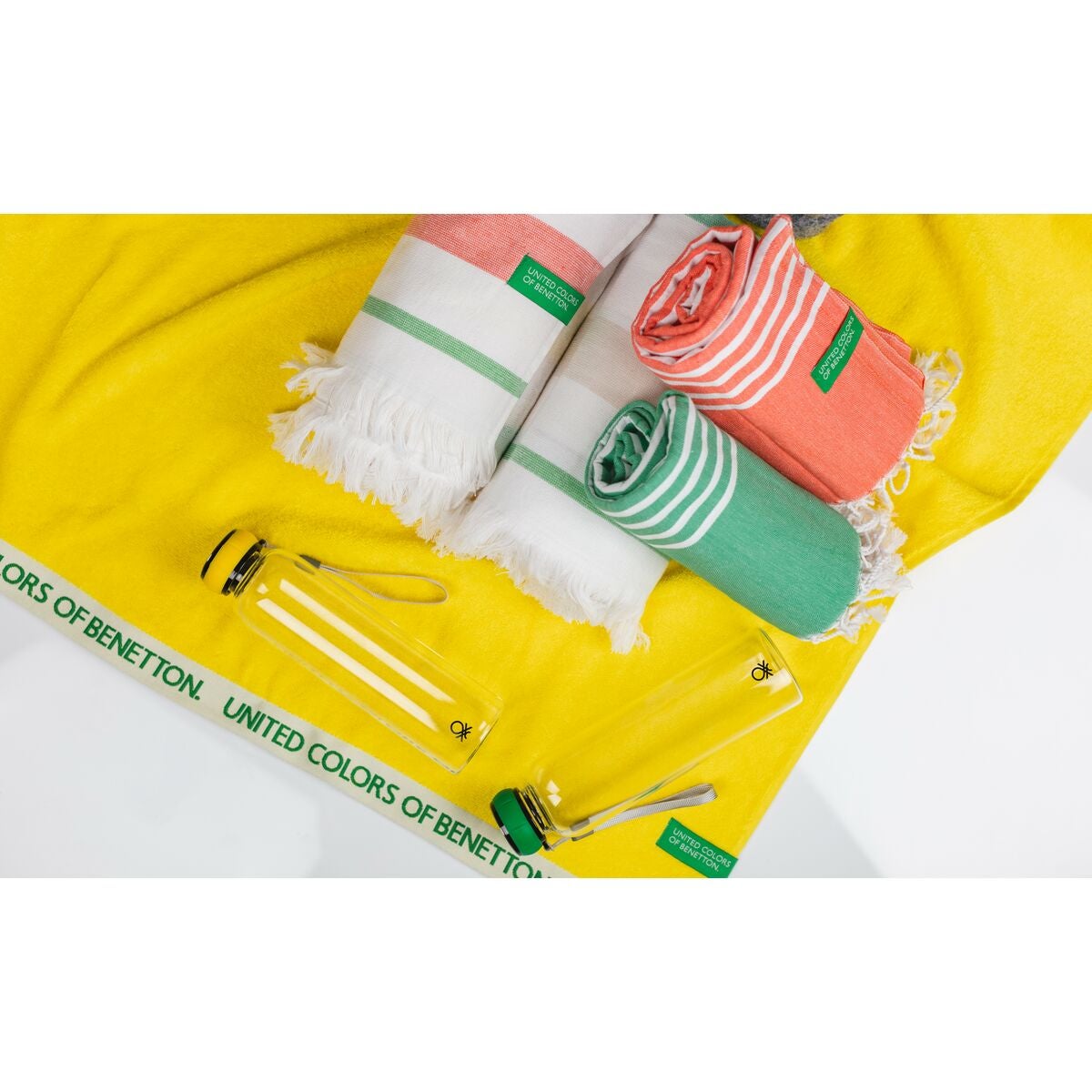 Benetton Amarillo Hamman 80X165cm Algodón - Imagen 4