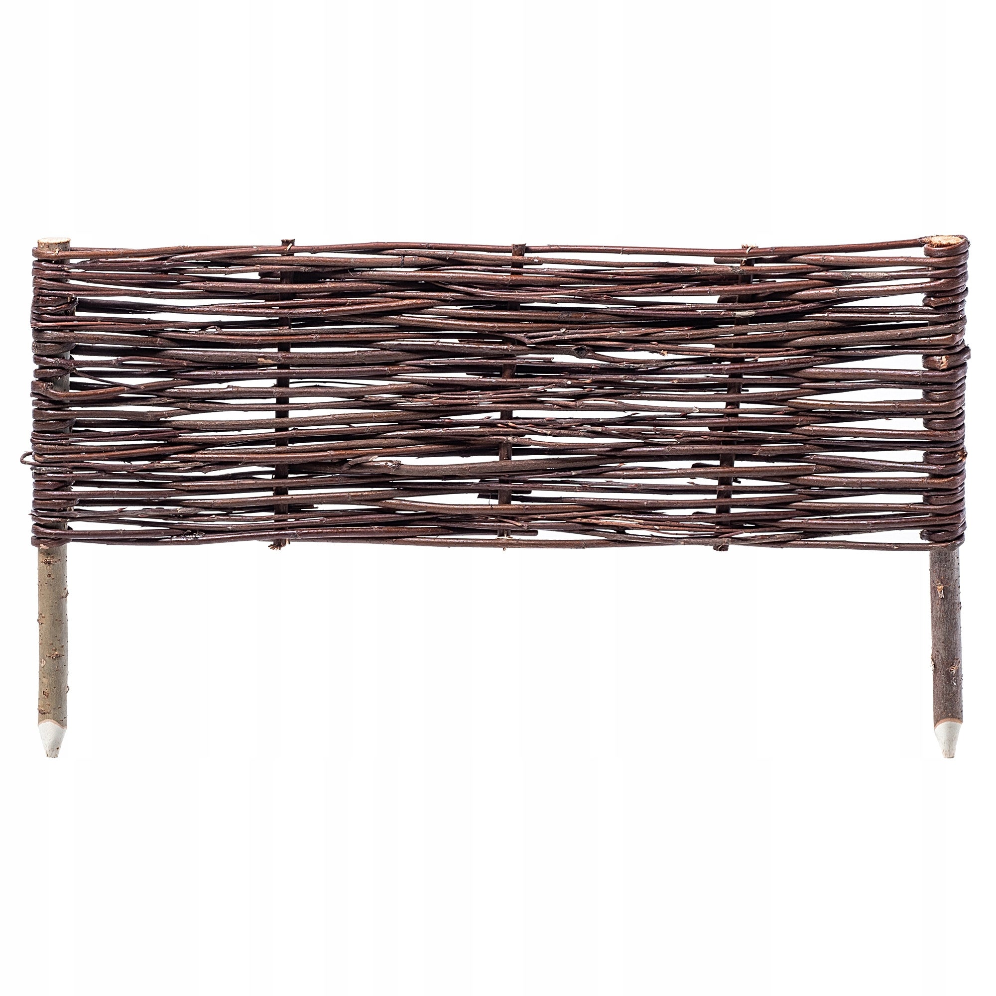 Palissades En Osier Naturel KADAX Pour Jardin – Clôture Décorative 100 X 30 Cm – Facile à Installer, Durable Et Esthétique