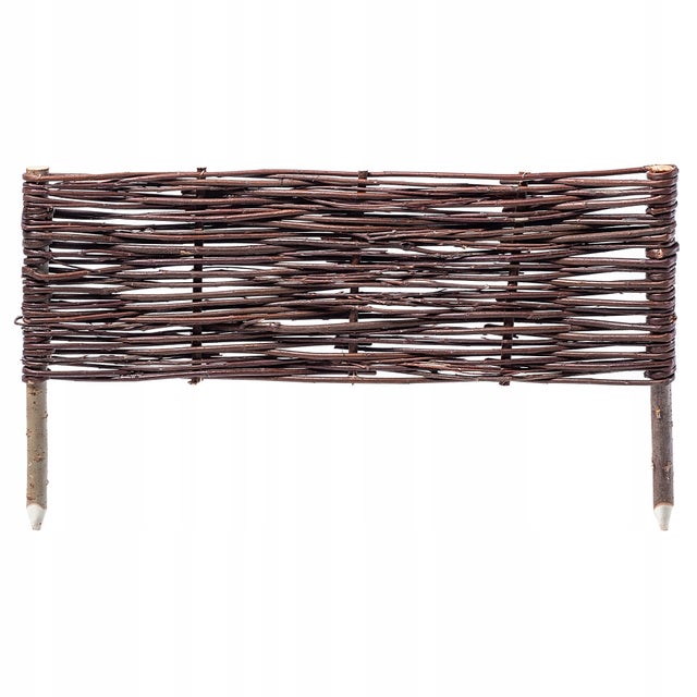 PALISADA OGRODOWA WIKLINOWA OBRZEŻE TRAWNIKOWE PŁOTEK 60x20 cm WYSOKA PŁOT
