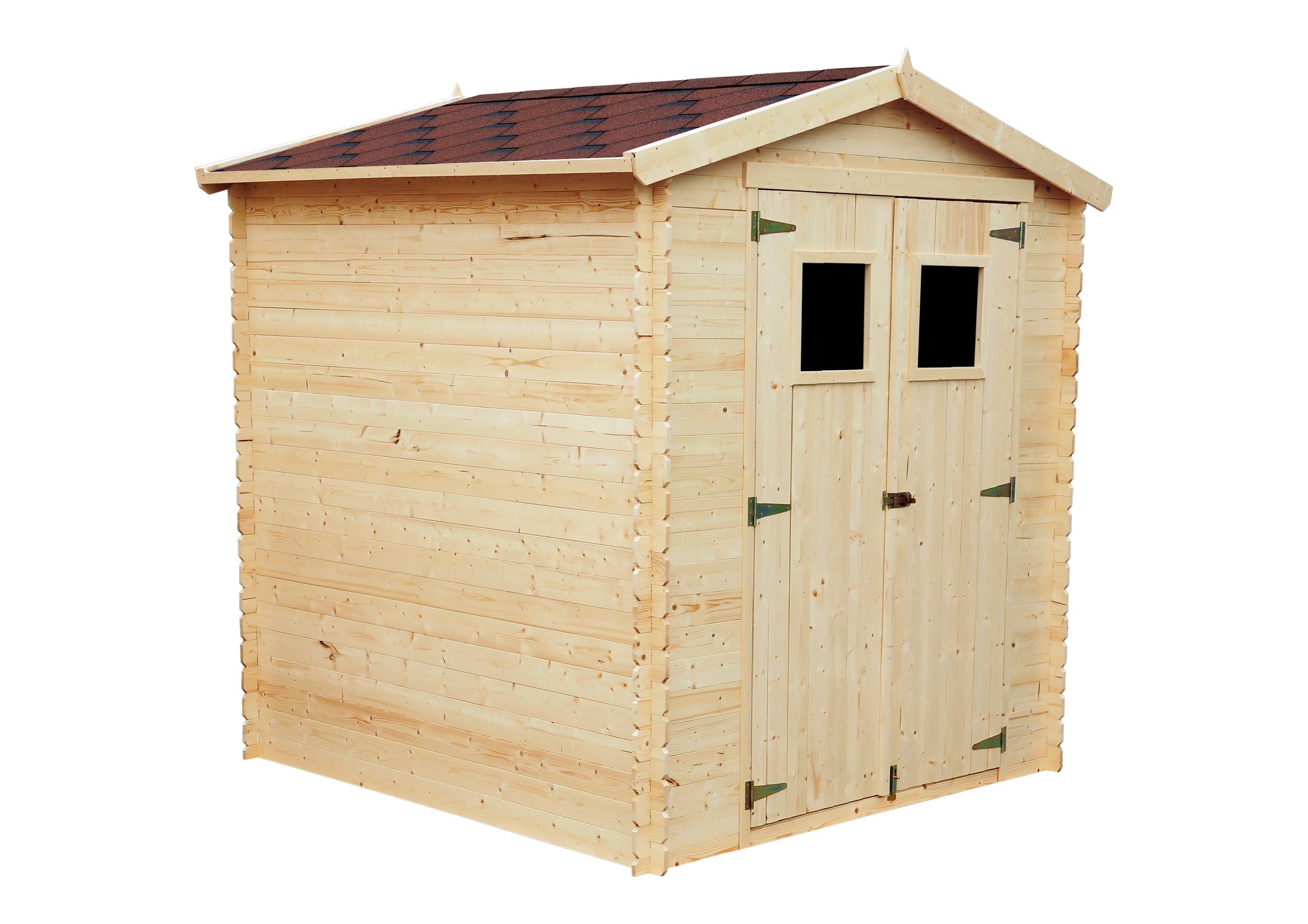 Bardeaux bitumineux Hexagonal Rock H-RED, couleur rouge - bitume toiture - 3