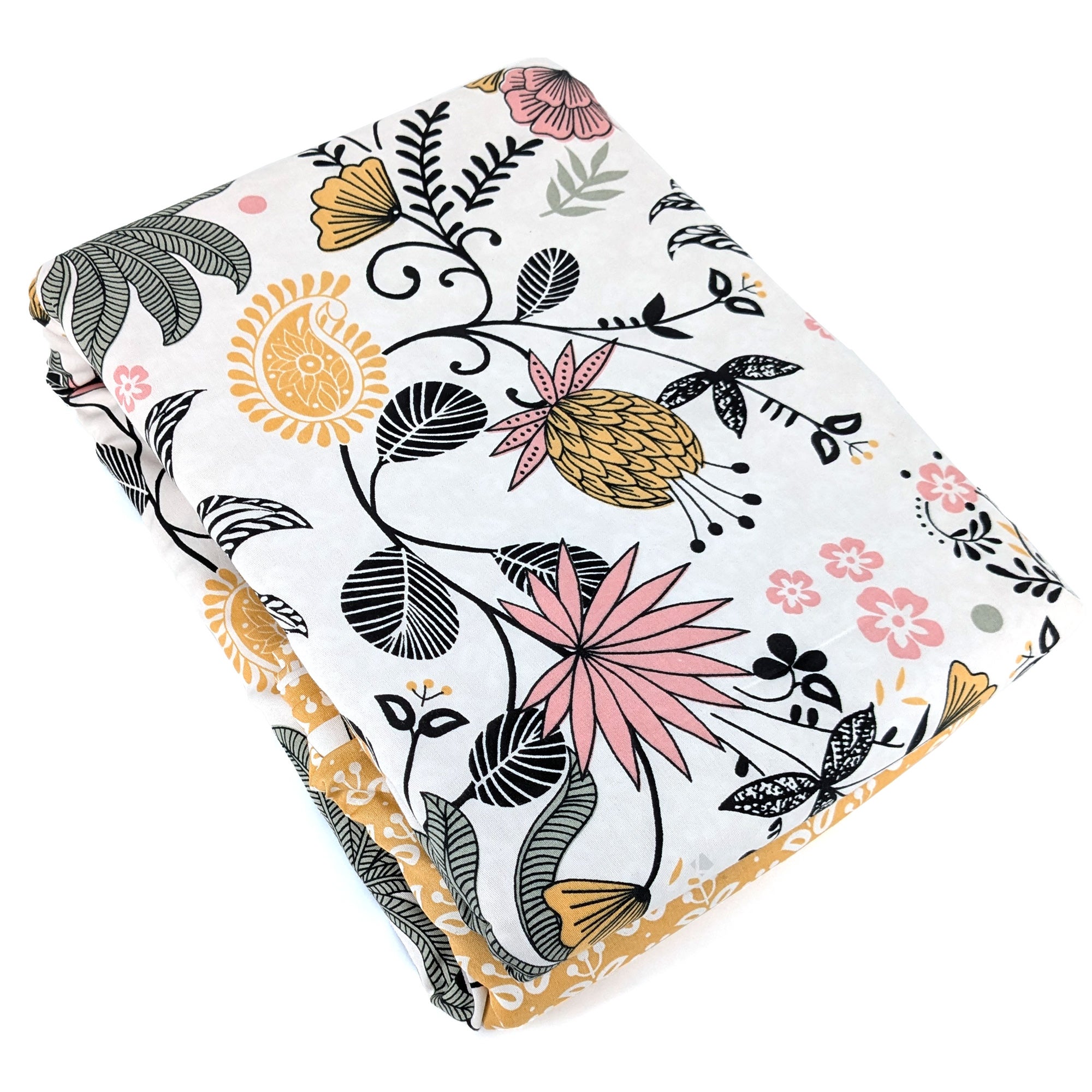 Parure de lit 260x240 cm Satin de coton WAYAN Vert 3 pièces - 2