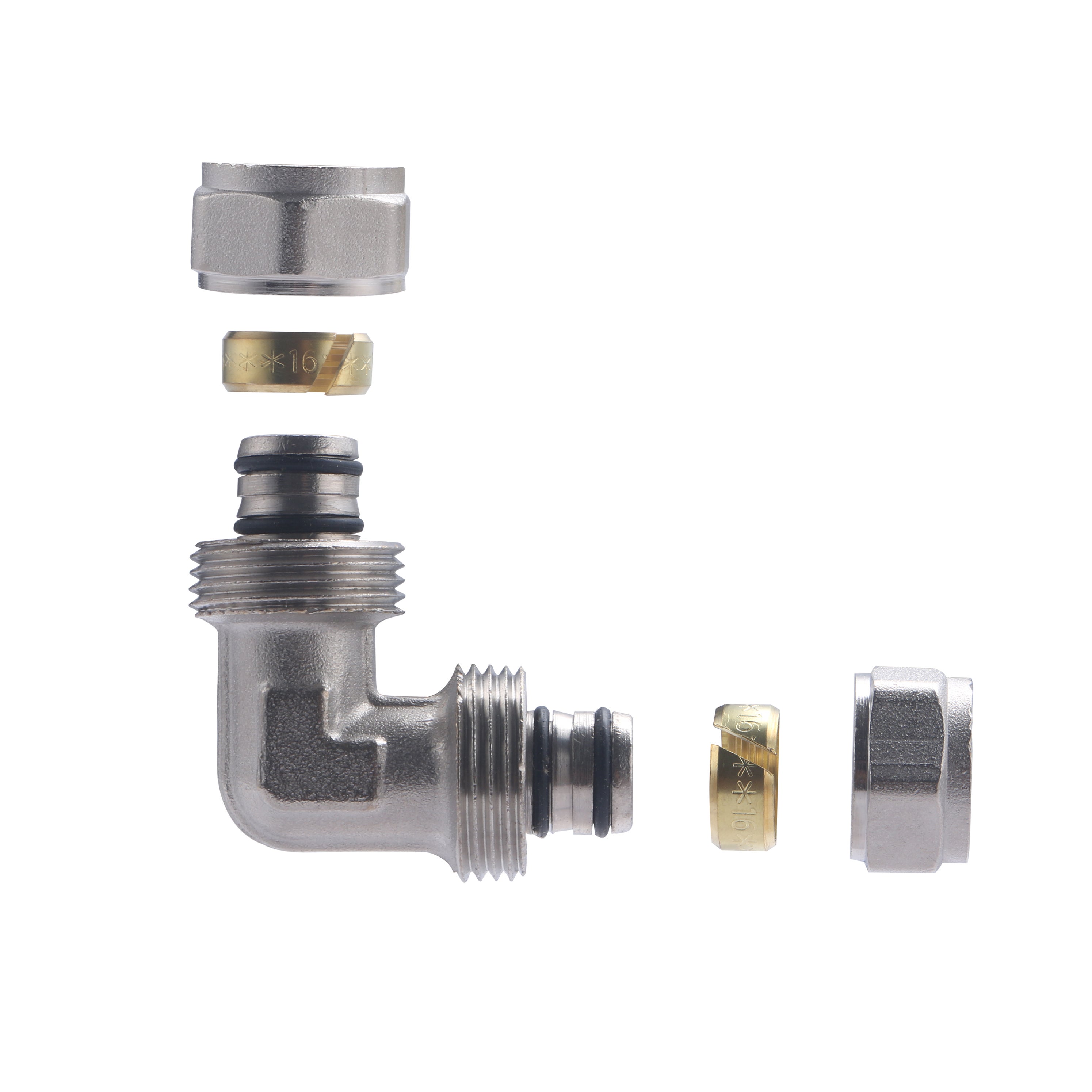 Raccord Multicouche à Compression (à Visser) Coude Egal Ø16 NOYON & THIEBAULT - 5