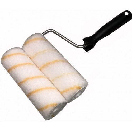 Lot rouleau peinture monture + 2 manchons anti goutte 180mm