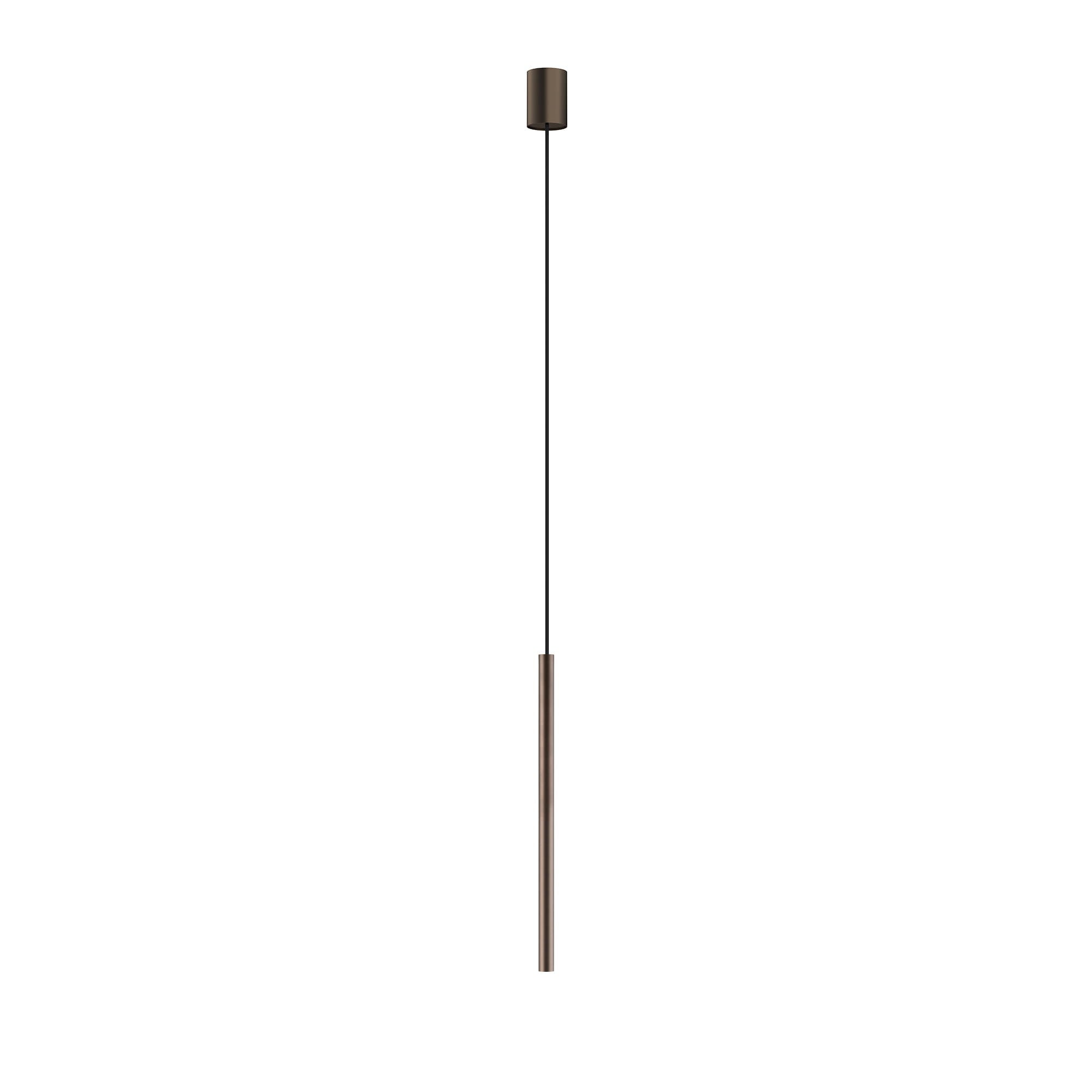 Lampa wisząca Laser satynowy czekoladowy 1xG9x10W tuba wym: 130 x 5,5 cm metal Nowodvorski Lighting