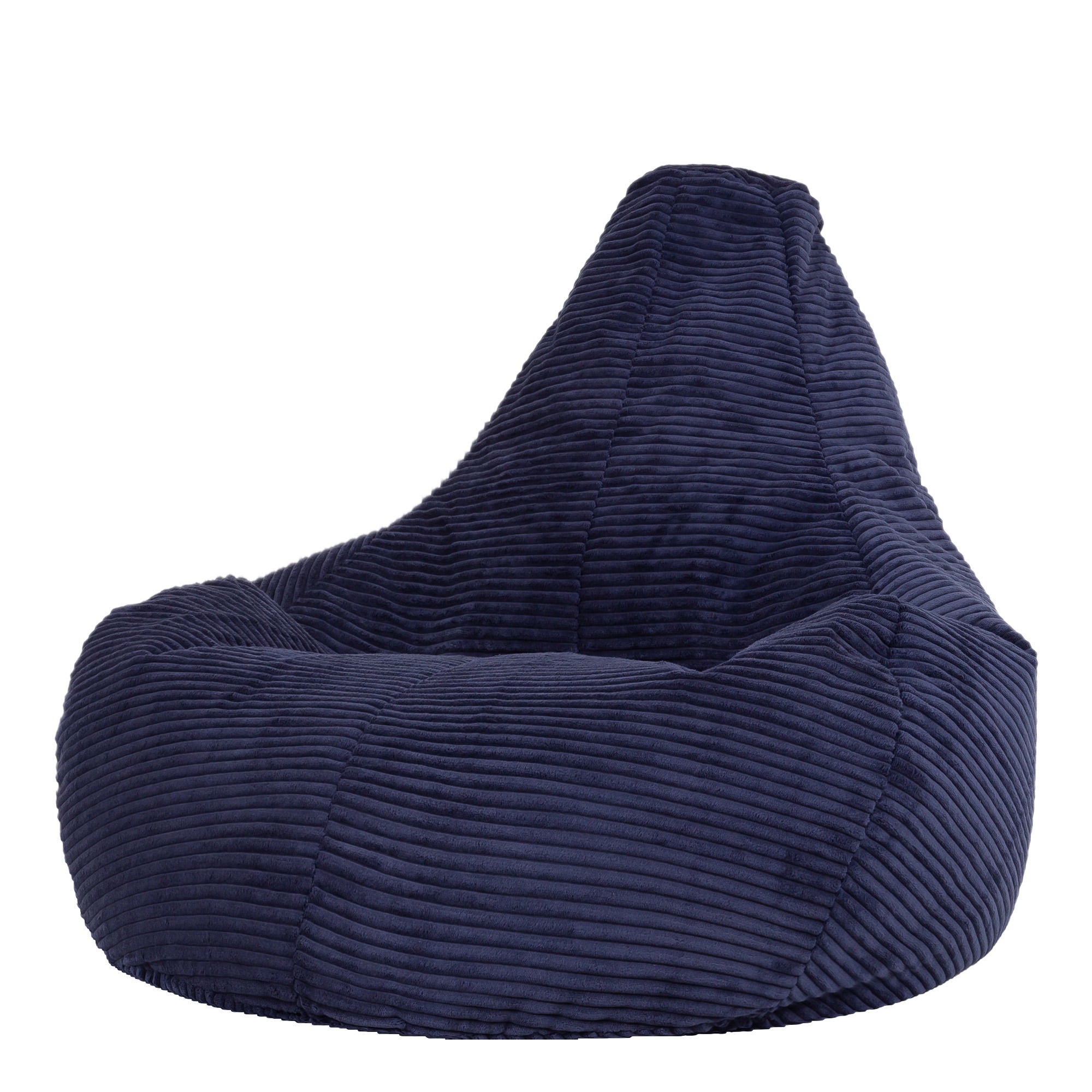 Pouf D'intérieur Fatboy - Velours Bleu Marine - Grand Format 140x110 Cm