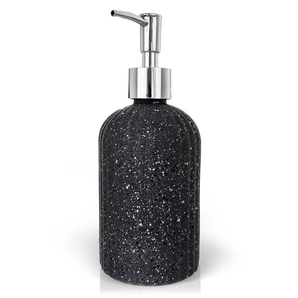 Dozownik do mydła szklany szary 450 ml