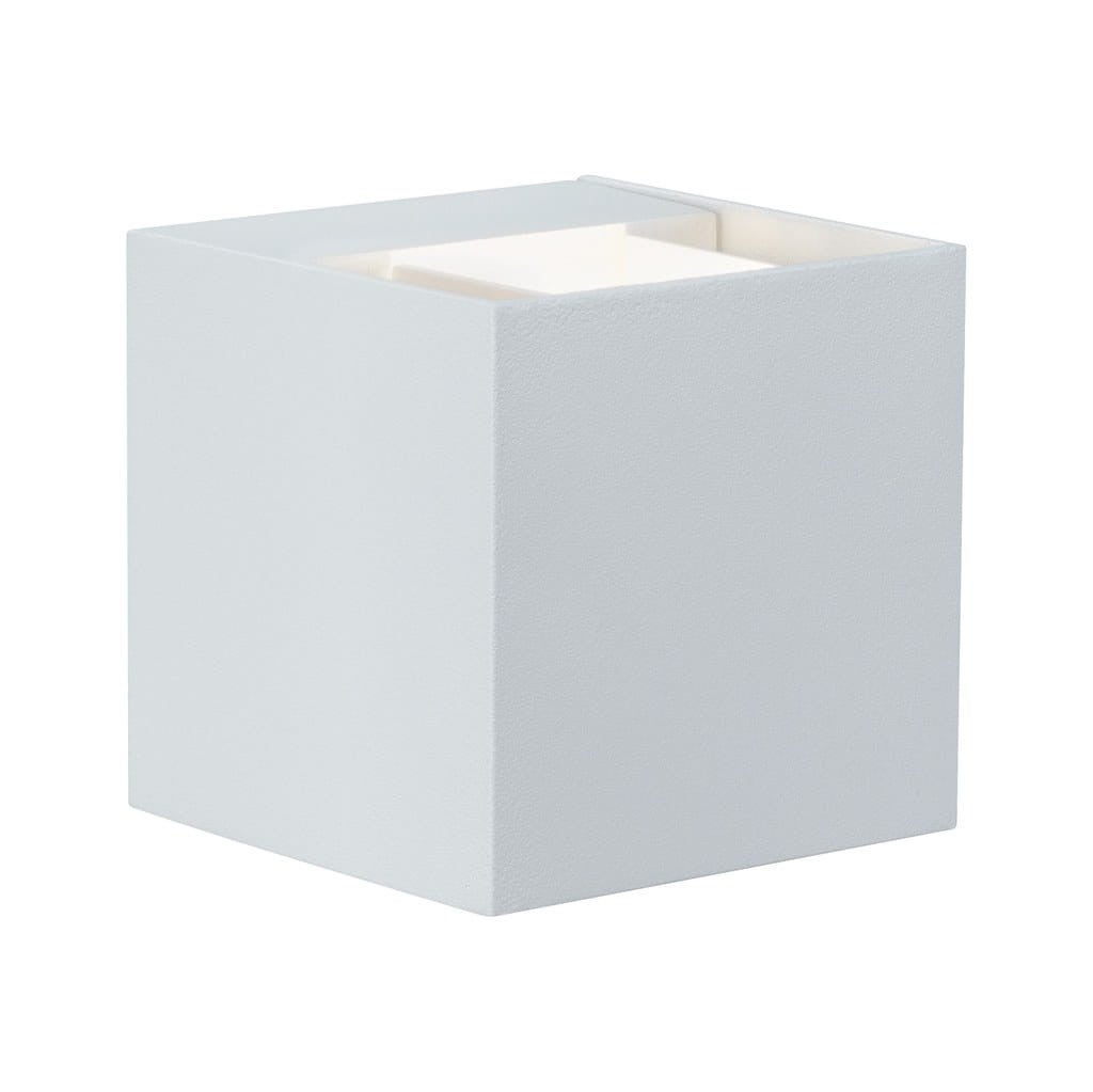 Kinkiet zewnętrzny Cybo LED 3W Ciepła biel 213lm biały wym: 8x8x8 cm IP65 Paulmann