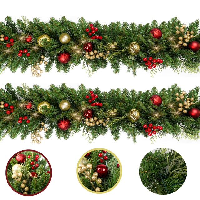 Sapins Vert et Rouge - Des sapins de Noël intemportels et chics