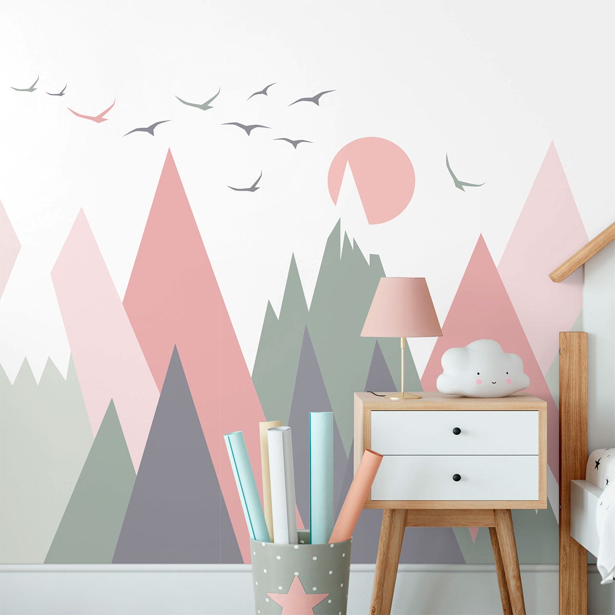 Adesivo bambino di montagna scandinavo odeka - Sticker adesivo - adesivi murali - 60x90cm - 8