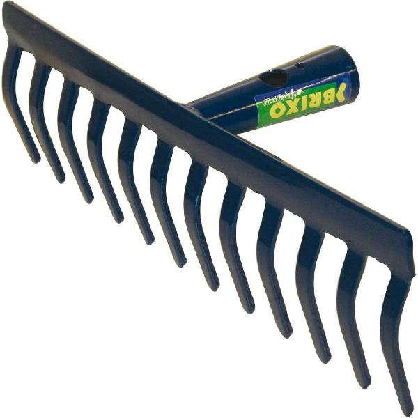 Rastrello a 16 denti curvi con impugnatura da 1,5 m