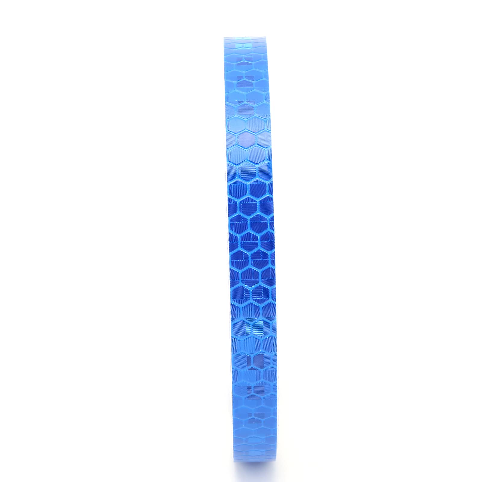 Adesivos reflexivos padrão hexagonal fita luminosa impermeável para carro motocicleta decoração diy (azul) - 9