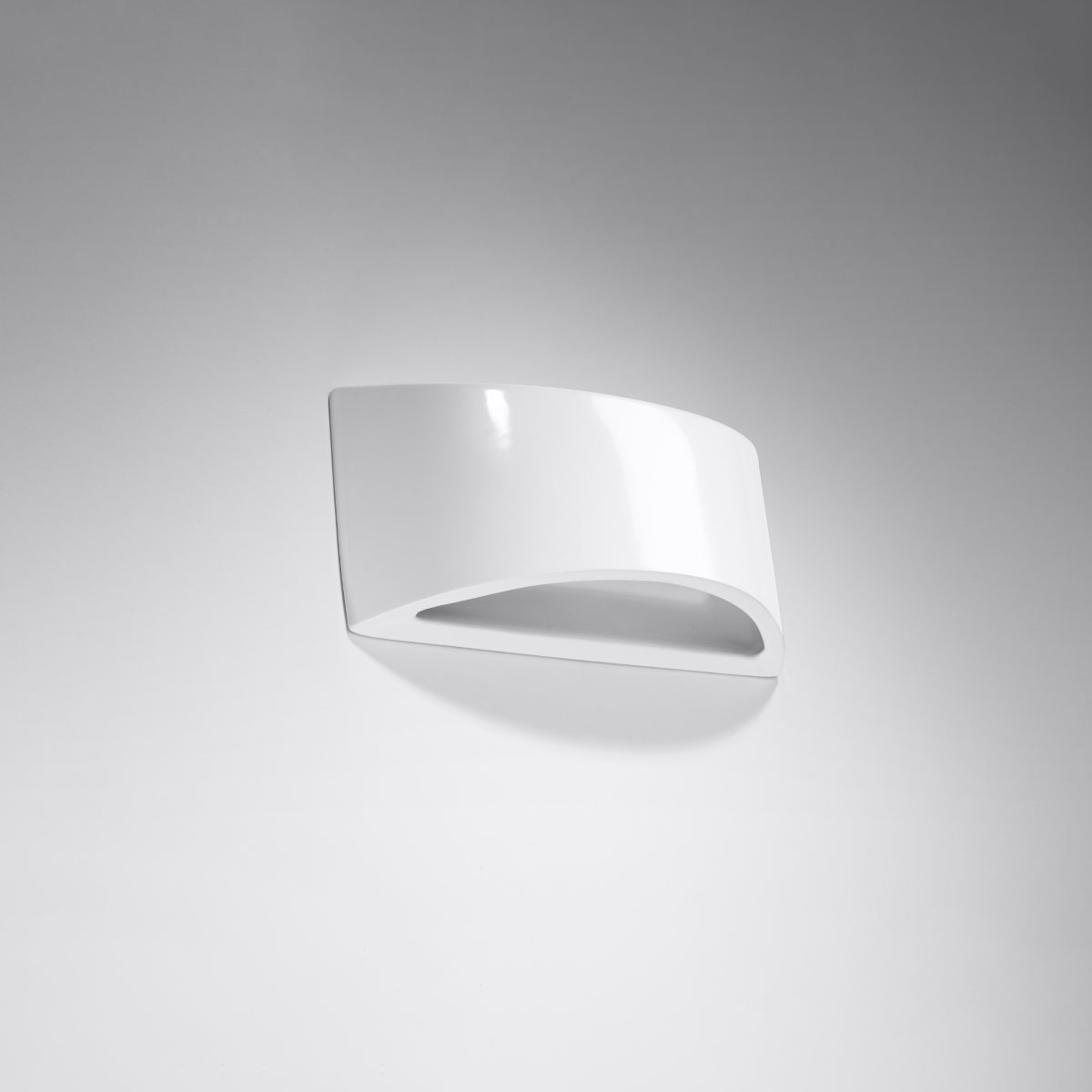 Kinkiet lakierowany LITTE biały połysk LED 4000K - 31.5x9.5x14.5cm Sollux