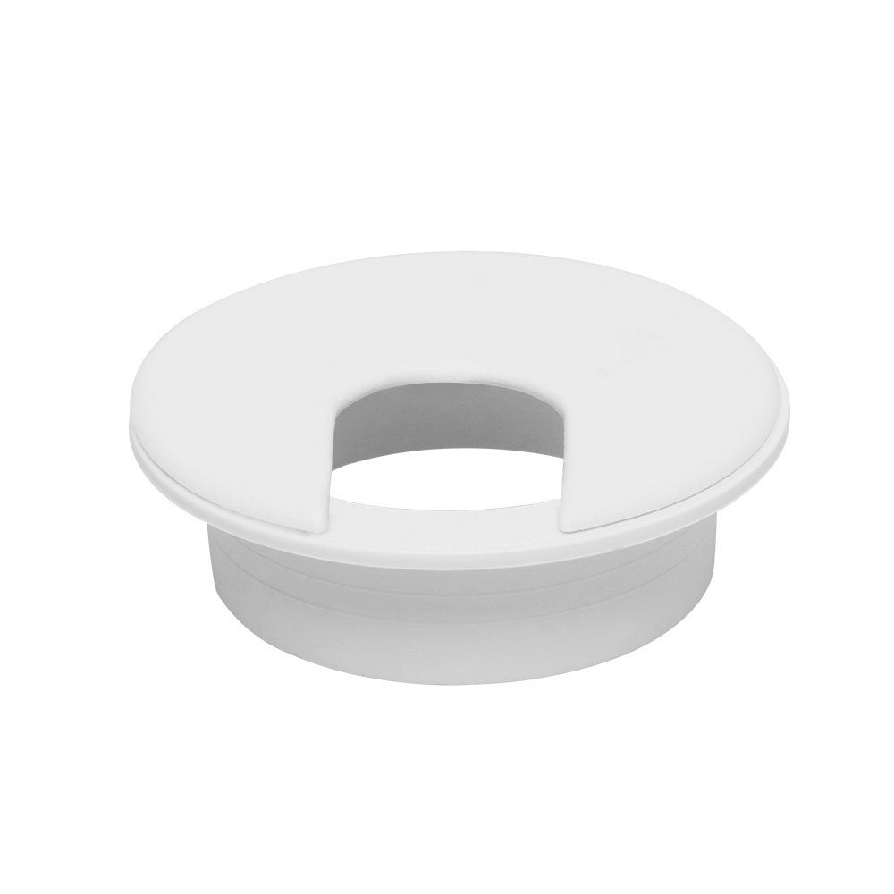 Passacavo Da Ufficio  60 Mm , 3 Pezzi, Copricavo Bianco, In Plastica ABS, Per Far Passare Cavi E Fili Attraverso Le Scrivanie 89477193