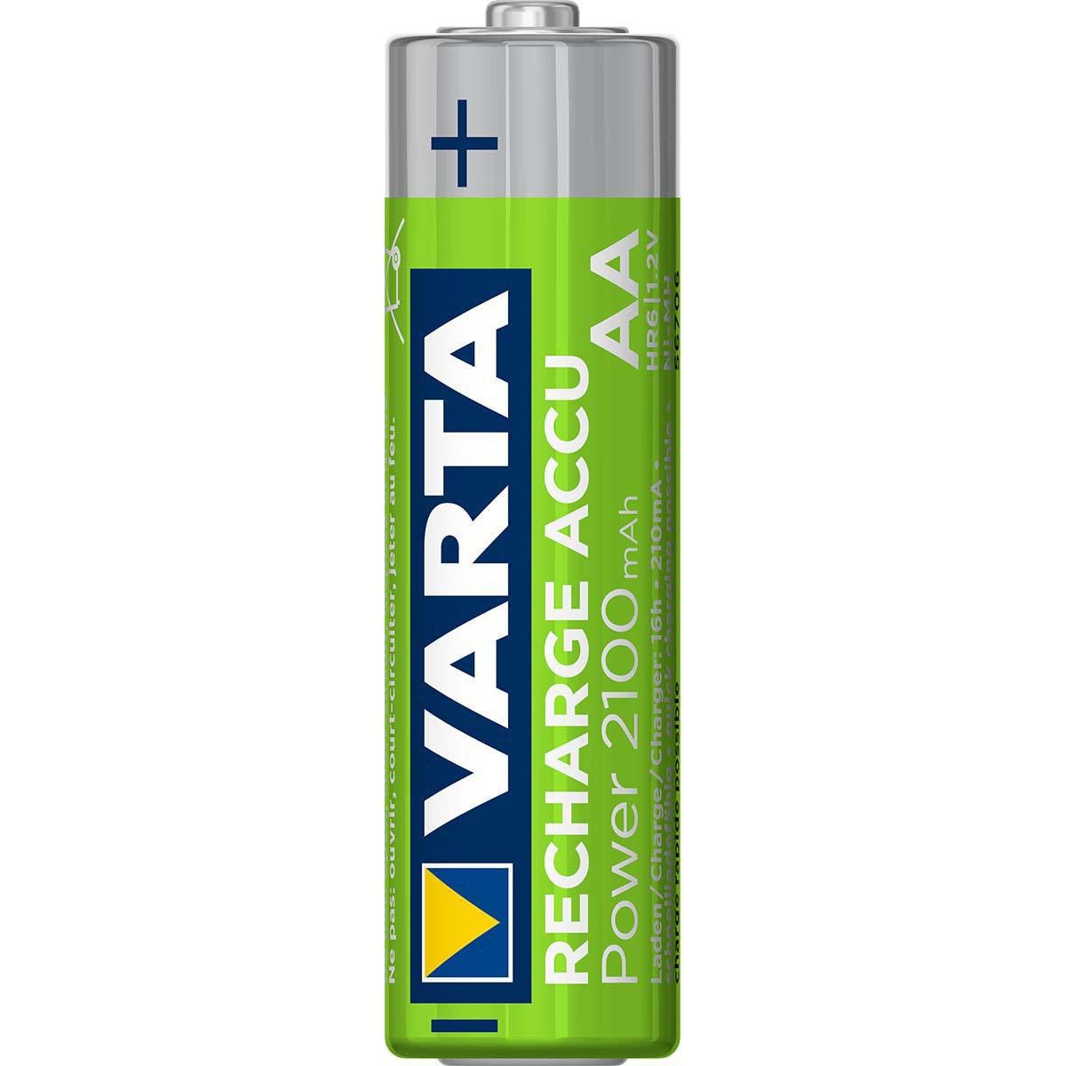 VARTA Batterie Rechargeable NiMH AA 1.2 V 2100 mAh 4-Blister - 2