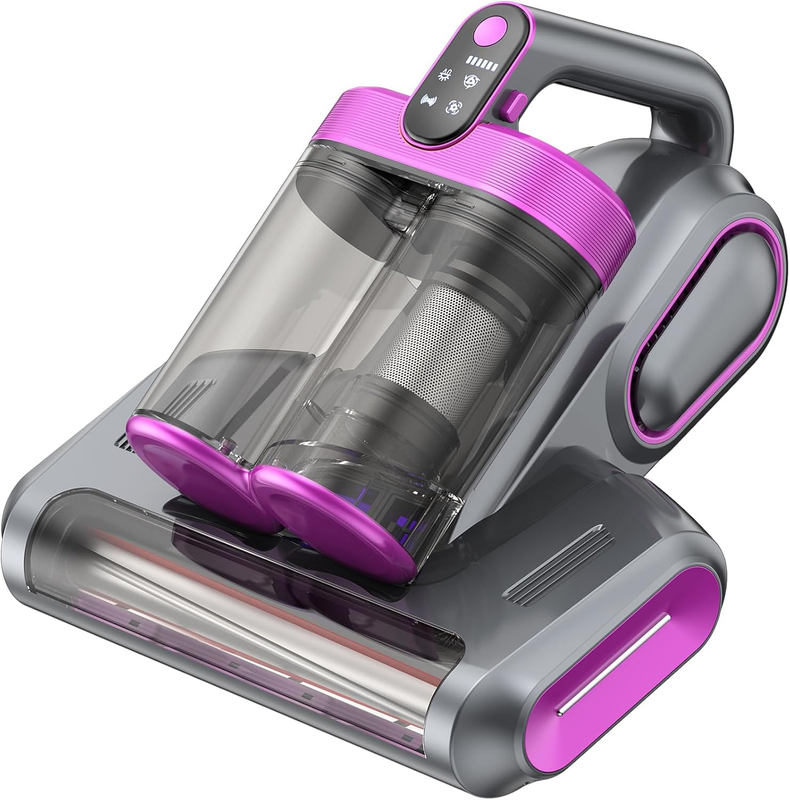 Aspirateur Anti-Acariens - KNKA - 500W - 16KPa - Lumière UV-C - Filtre HEPA - 0,5L