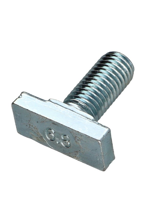 Vis métaux Tête marteau M12/30 12X32 Classe 6.8 Acier zingué-10 pièces