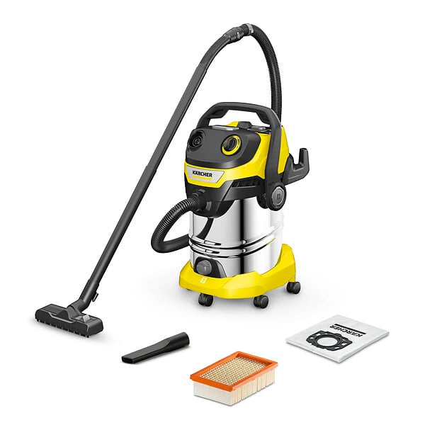 aspiratore polvere e liquidi 30 l BIDONE ASPIRATUTTO 30 l KARCHER 1380W NT 30/1 TACT TE SCUOTIFILTRO E PRESA  ELETTROUTENSILE