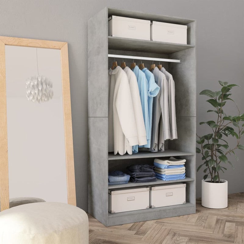 Szafa vidaxl Szara kompaktowa 100 x 50 x 200 cm solidna i trwała