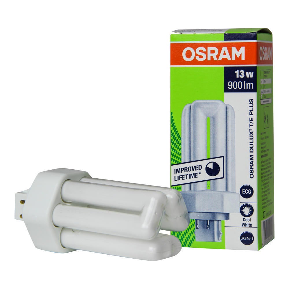 Lámpara DULUX T/E 13W/840 PLUS GX 24q-1 - OSRAM | Leroy Merlin