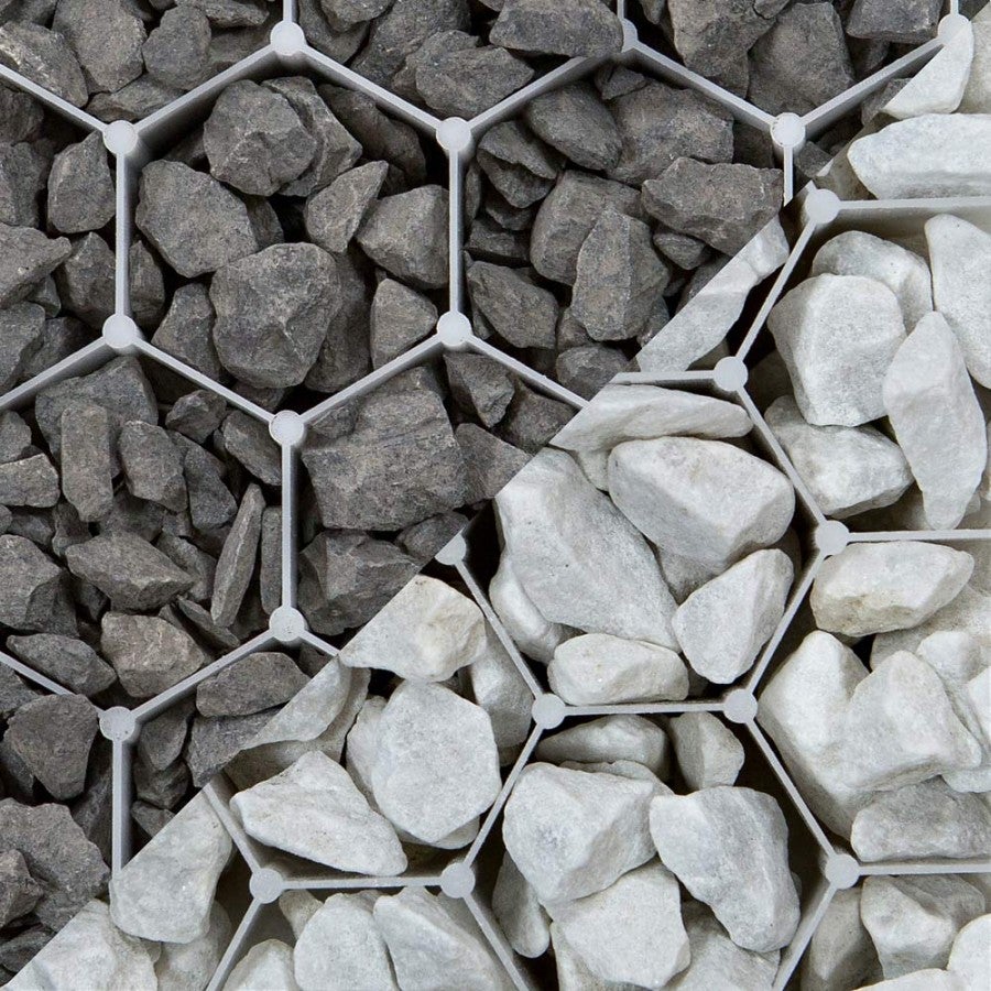 Stabilisateur de gravier 1,92 m² - Blanc - 120 X 160 X 3 cm Blanc - EASYSTAB - 5