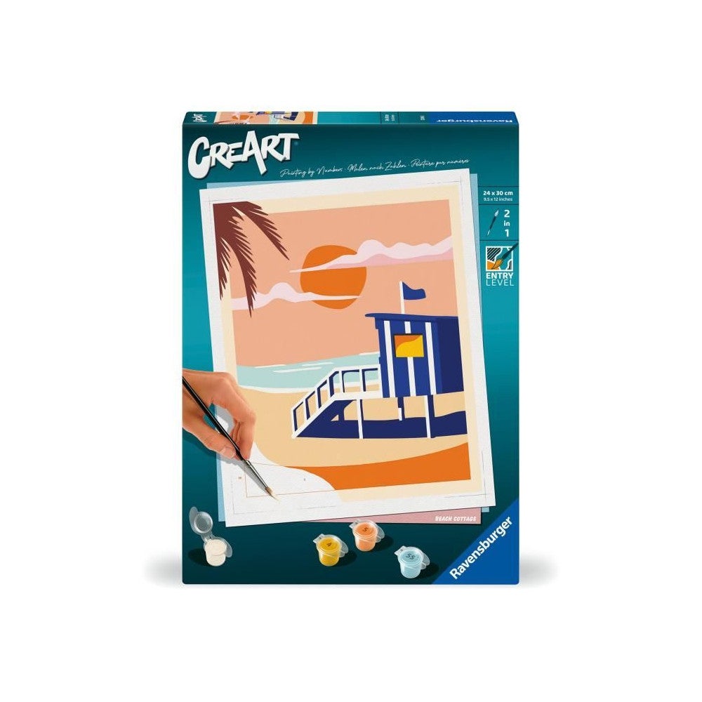 Ravensburger CreArt Peinture Par Numéros Pikachu & Evoli 24x30 Cm - Kit Complet Adulte