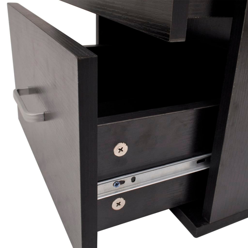 Mobilier de salle de bain avec lavabo 9 pcs Noir - 8