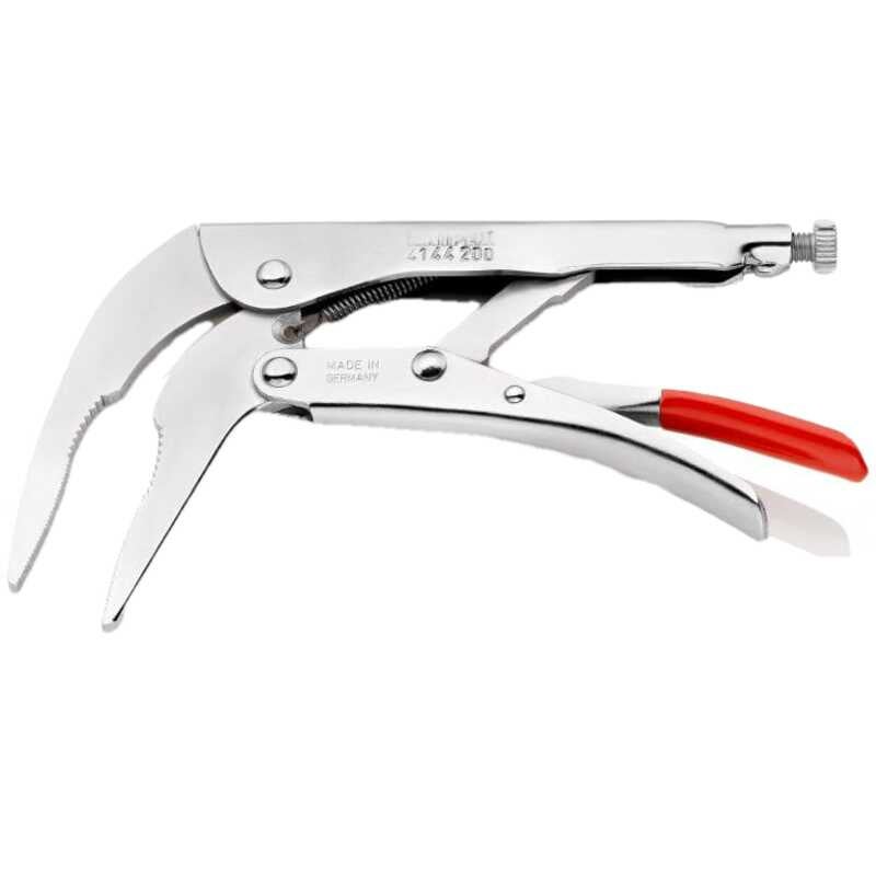 Cleste autoblocant profesional cu falci drepte Knipex 41 44 200, 200 mm