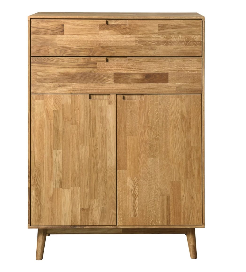 Commode En Bois De Ch ne Massif 2 Portes 2 Tiroirs Kundy 80cm Leroy commode-en-bois-de-ch-ne-massif-2-portes-2-tiroirs-kundy-80cm-leroy