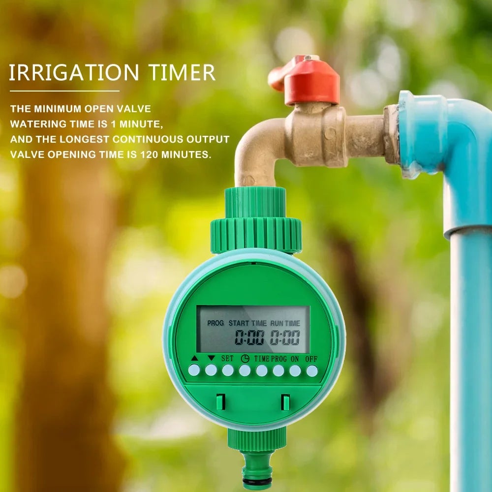 Rainfactory Timer Per Irrigazione Digitale A 2 Uscite – Programmabile, Ritardo Pioggia, Display LCD, IP55, Connettori In Ottone - 2