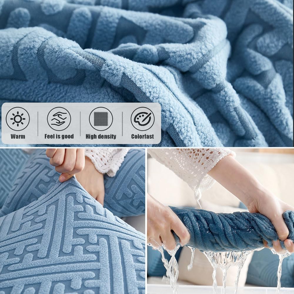 Set Di 2 Copri Braccioli Elasticizzati Per Poltrona E Sedia - Antiscivolo, Morbidi E Lavabili, Colore Caffè, Adatti A Divani E Mobili