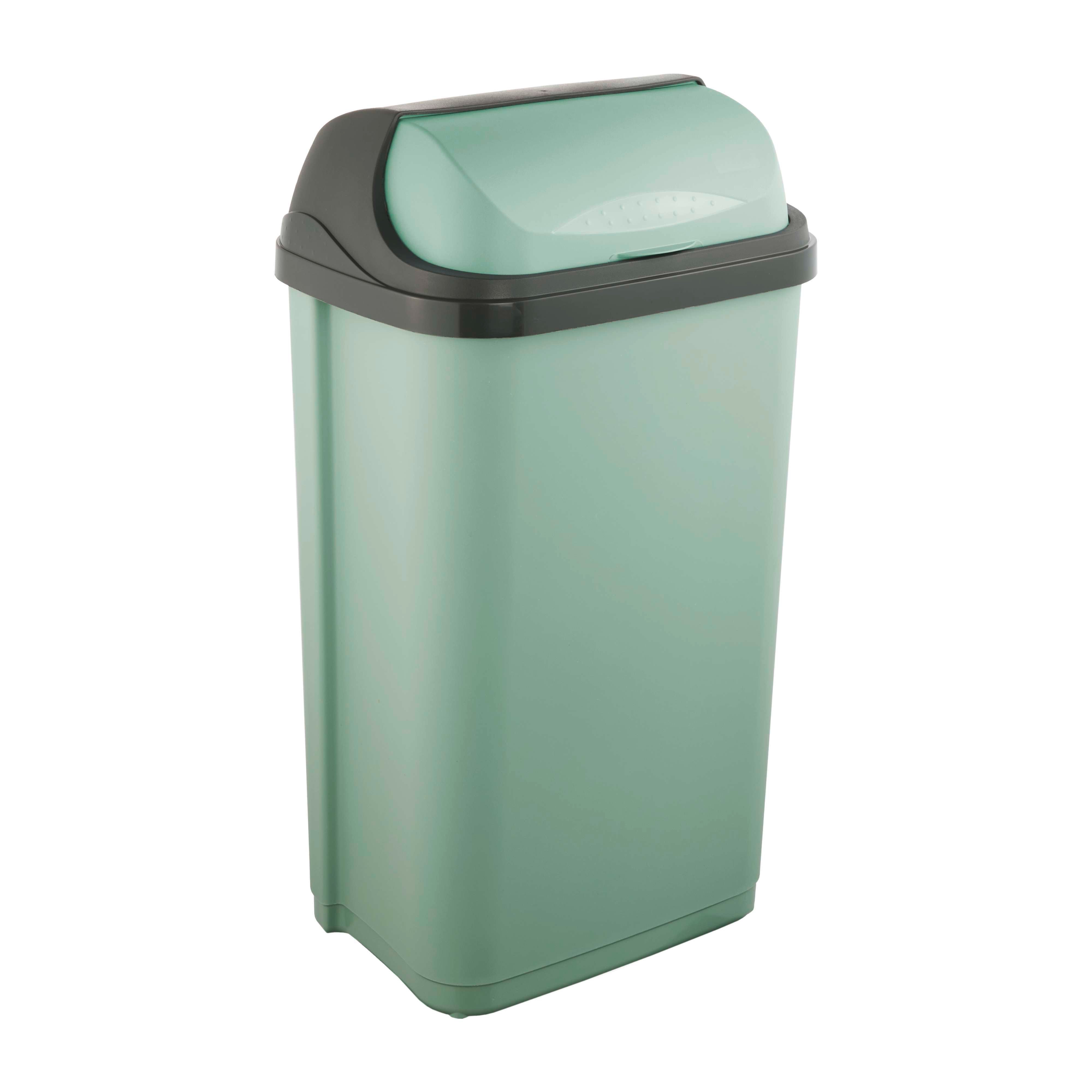 Kosz na śmieci z odchylaną pokrywą Keeeper Rasmus 50 l Nordic green 1 szt.