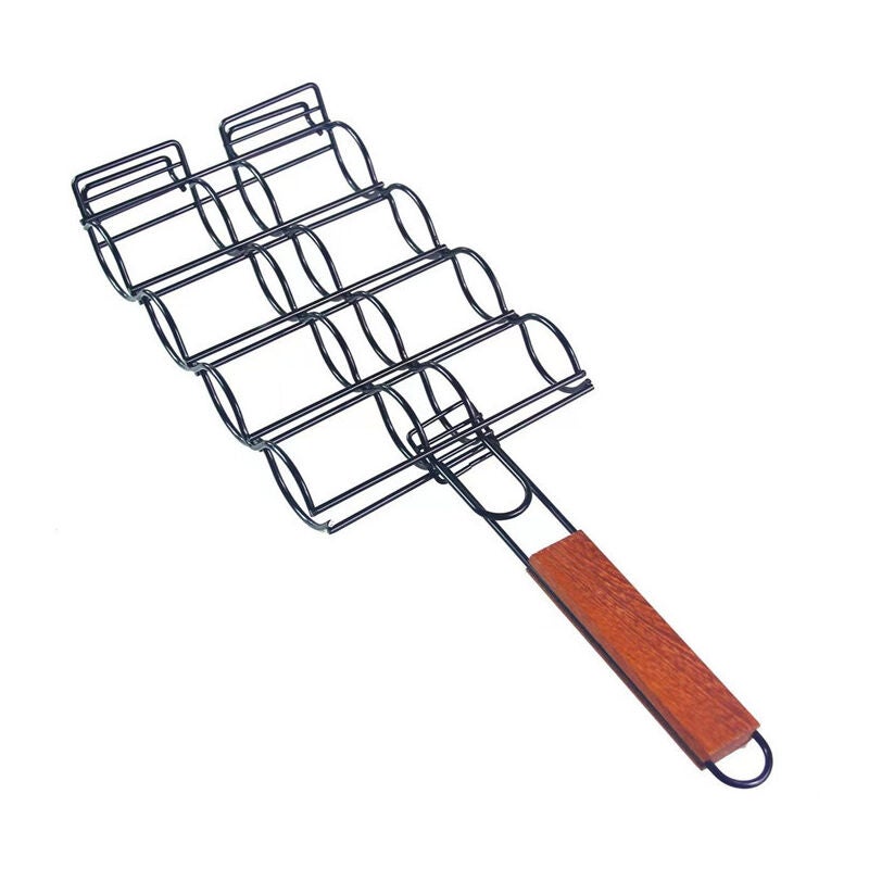 Kosz na kukurydzę do grillowania na świeżym powietrzu, nieprzywierające szczypce do mięsa, przybory do grillowania
