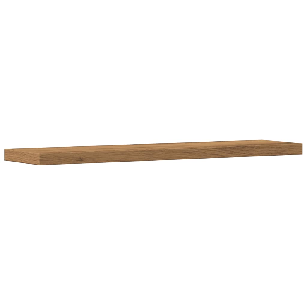 4 pcs Étagères murale | Étagère flottante | Étagères de rangements chêne artisanal 40x10x1,5 cm CFW54327 - 4