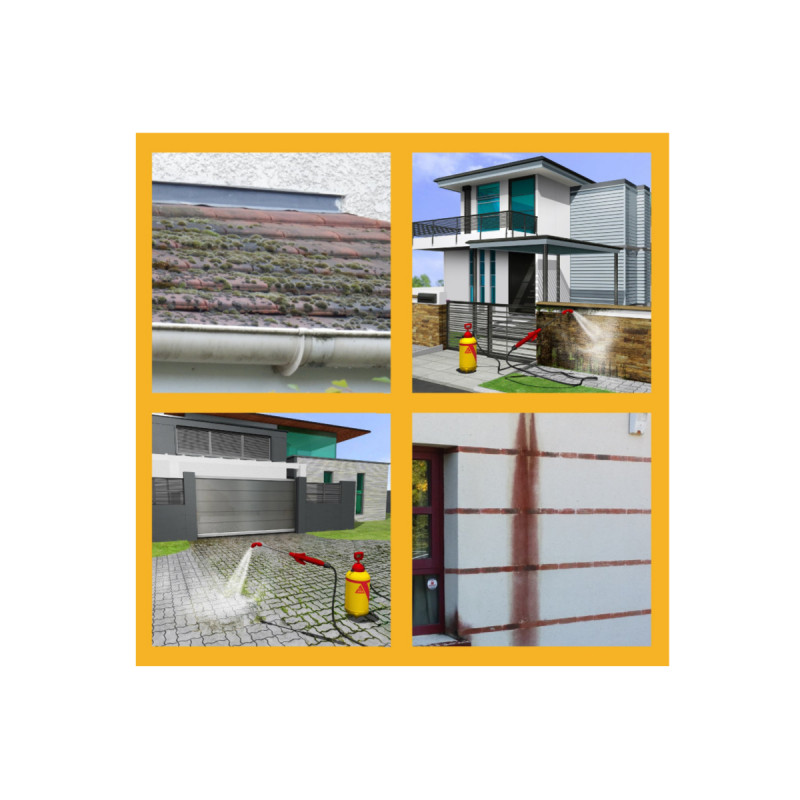 Pack Nettoyage et Protection Sol SIKA - Sikagard-127 Stop 5L - Sikagard-210 Protecteur Sol Mat 5L - 5