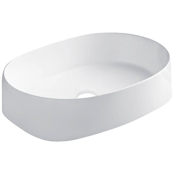 Umywalka nablatowa KR-918 biała KERRA