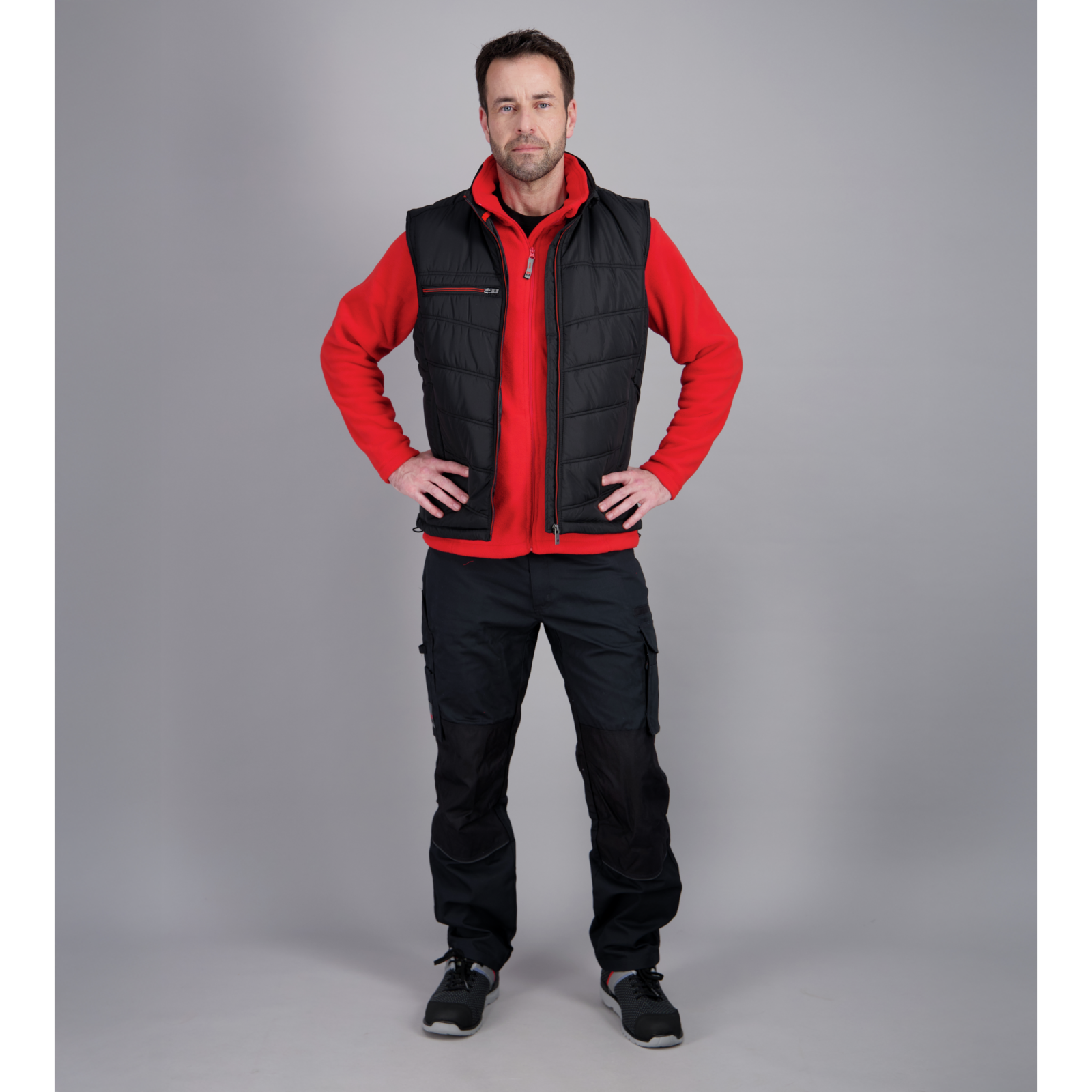 Gilet de travail matelassé Würth MODYF New Craft Noir - 3