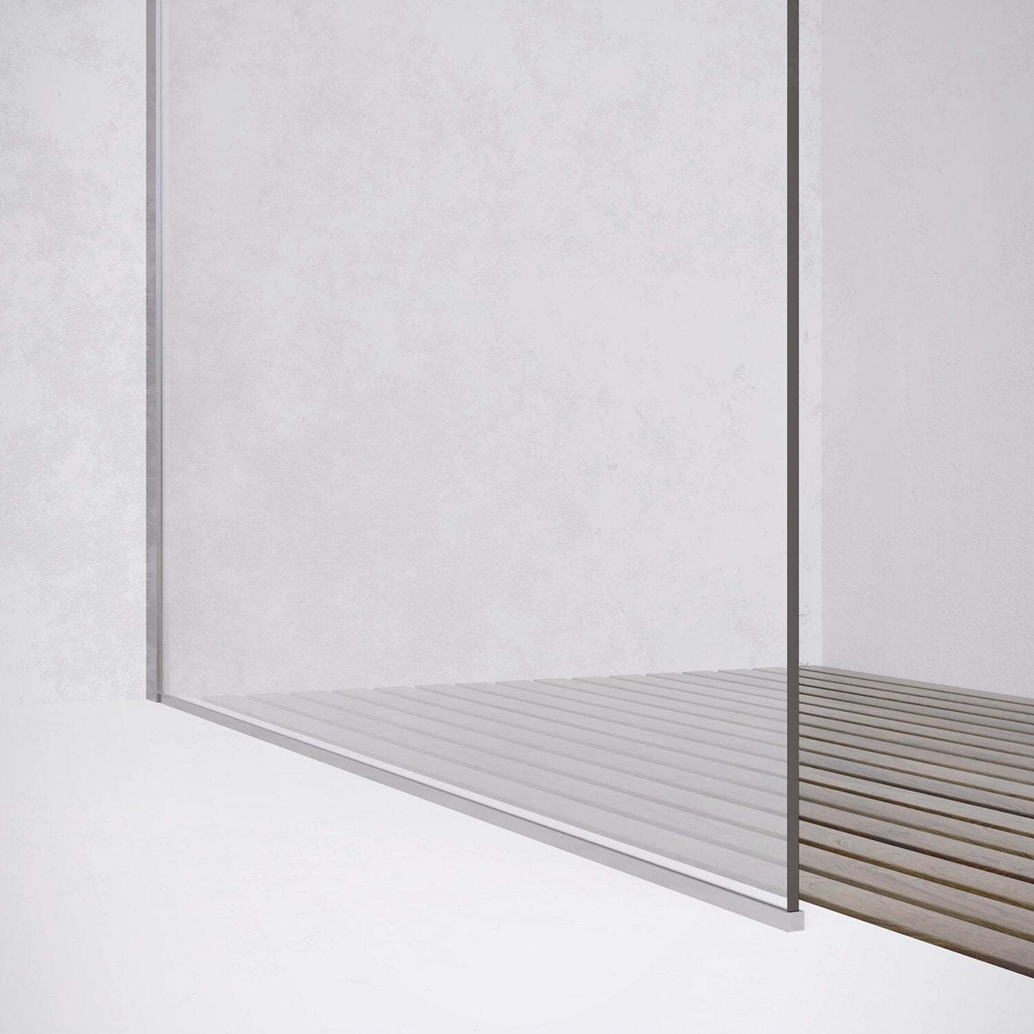 Paroi de douche walk-in 140 cm 8 mm transparente anti-calcaire h200 | Lazaros - 5