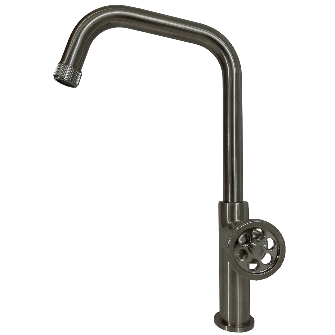 Indus Bateria zlewozmywakowa w kolorze szarym metalicznym