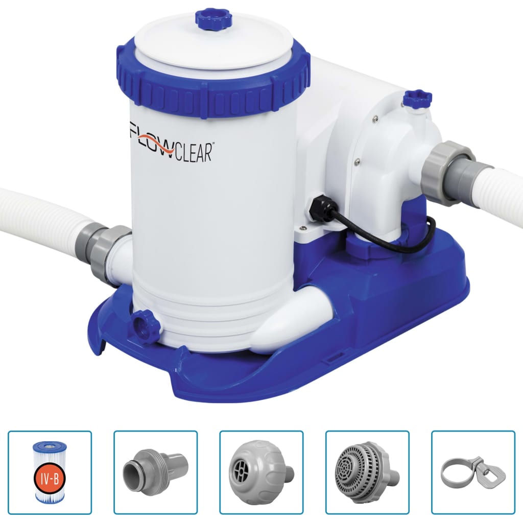 Pompe de filtration de piscine Flowclear 9463 L/h Bestway - 2