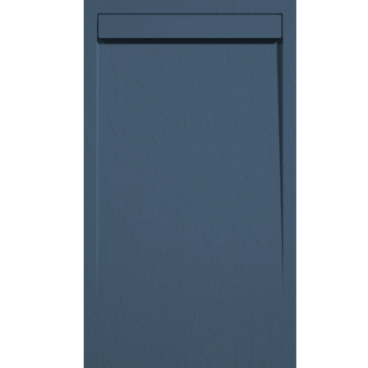 Receveur de douche 70x100 cm extra plat CLEVER en résine surface ardoisée anthracite - 2