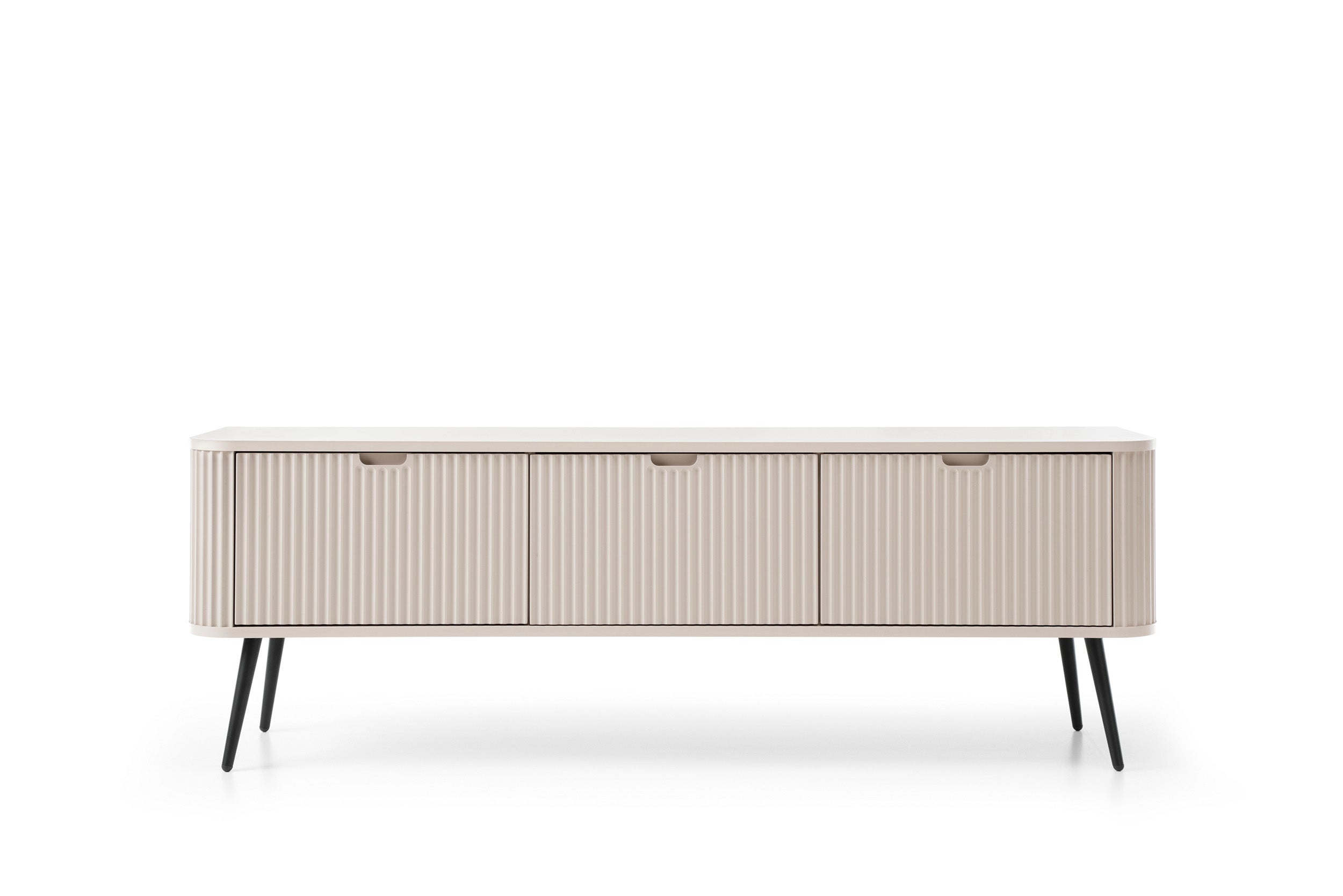 Szafka RTV: Kaszmir, czarne nogi, 168 x 57 x 39 cm - 2