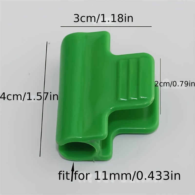 50 grampos de estufa para filme e rede - Serve para arcos de 11 mm, clipes de jardim de plástico para instalação segura de estufa - 9