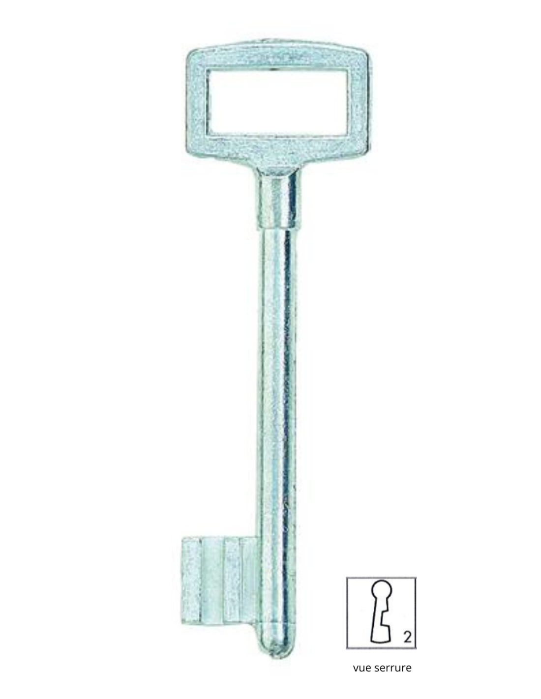 THIRARD - Clé n°2 pour serrure en applique - THIRARD - 2