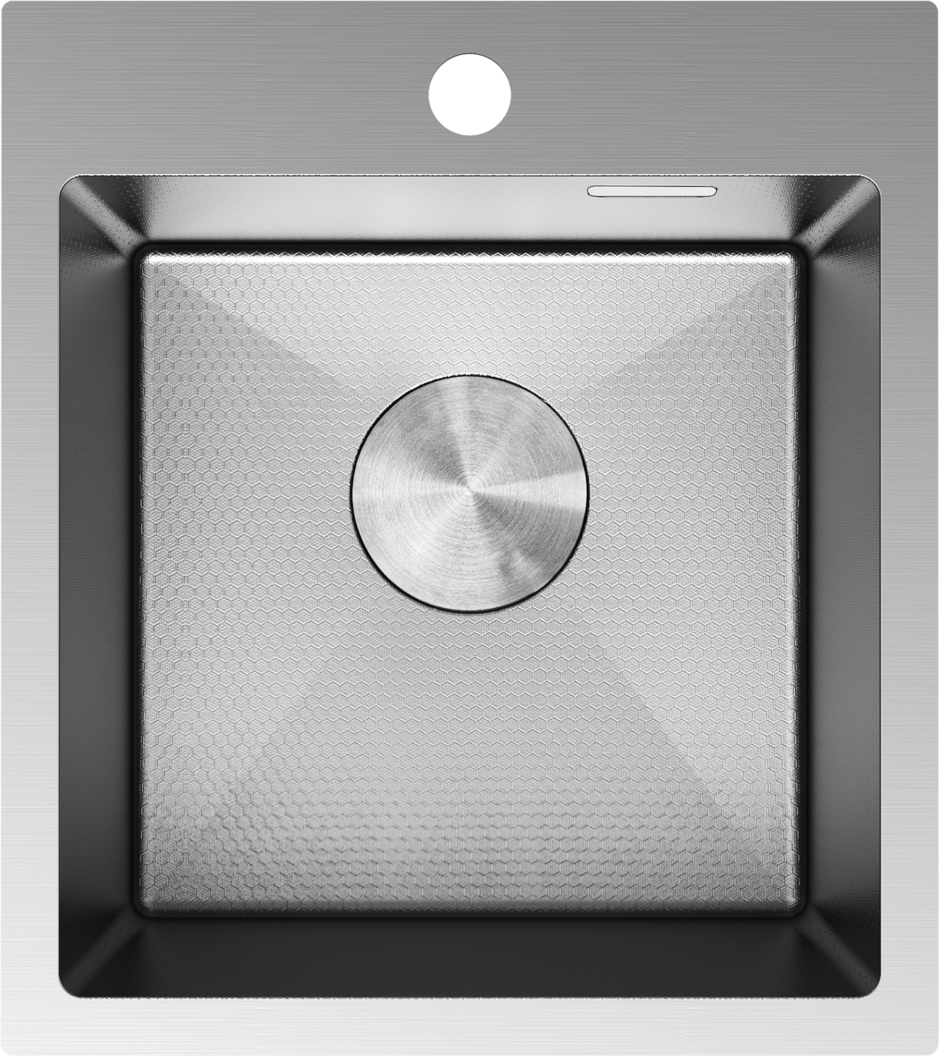 Mexen Solix zlewozmywak stalowy 1-komorowy 400 x 450 mm, inox HC - 6401401000-01HC