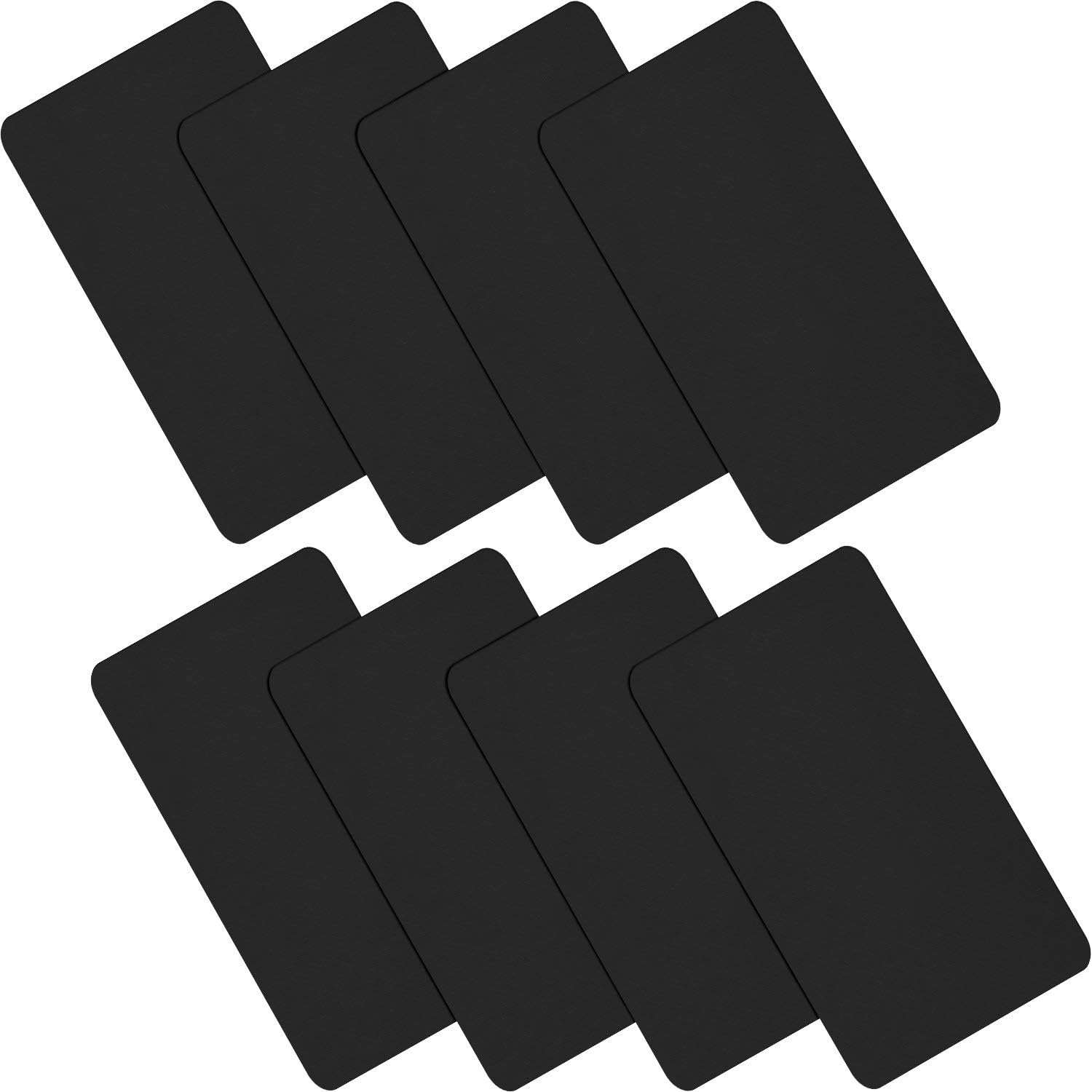 8 wodoodpornych, samoprzylepnych łatek naprawczych Black