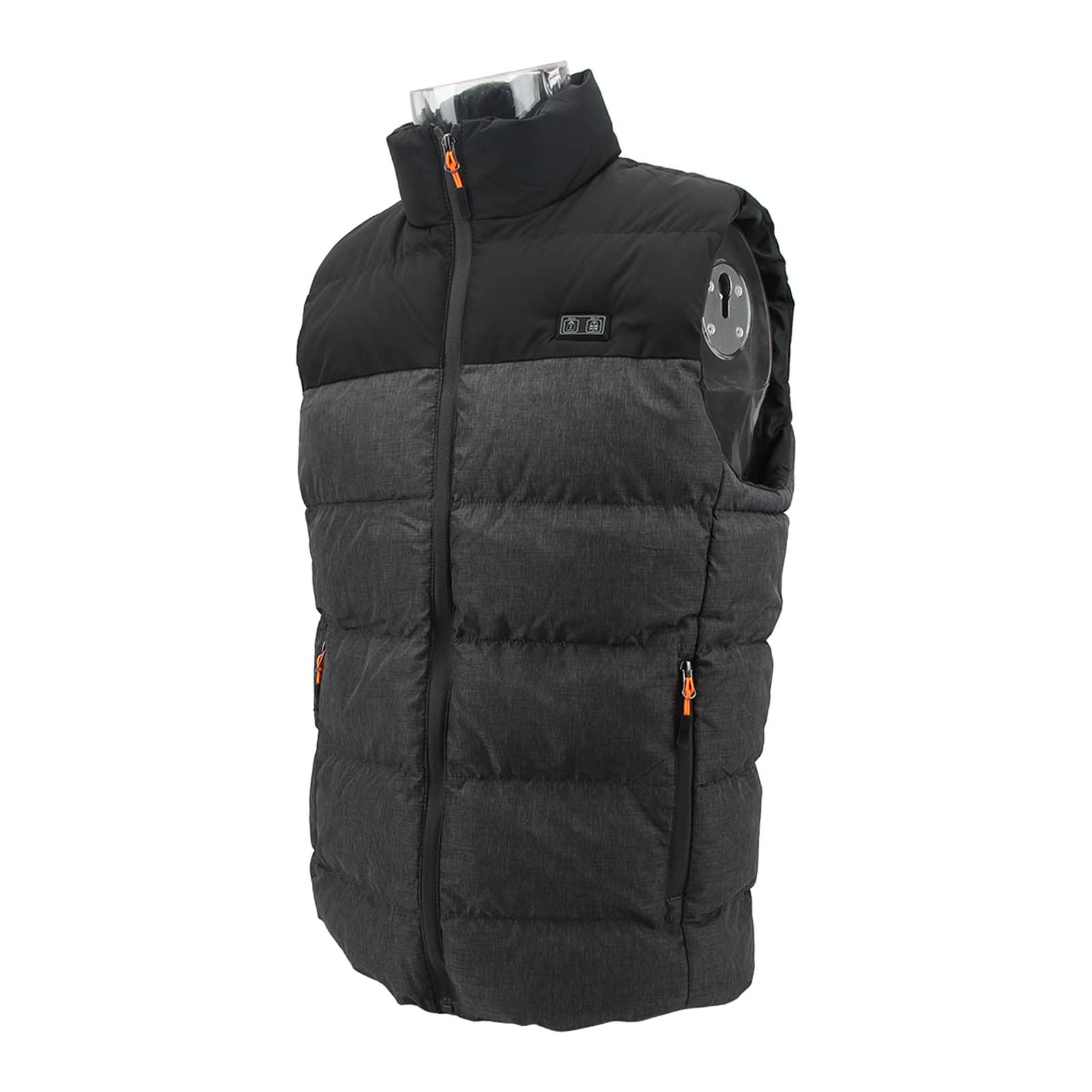 Gilet chauffant, gilet chauffant d'hiver, gilet chauffant électrique avec 3 niveaux de chauffage 11 zones de chauffage, vestes chauffantes pour hommes - 6