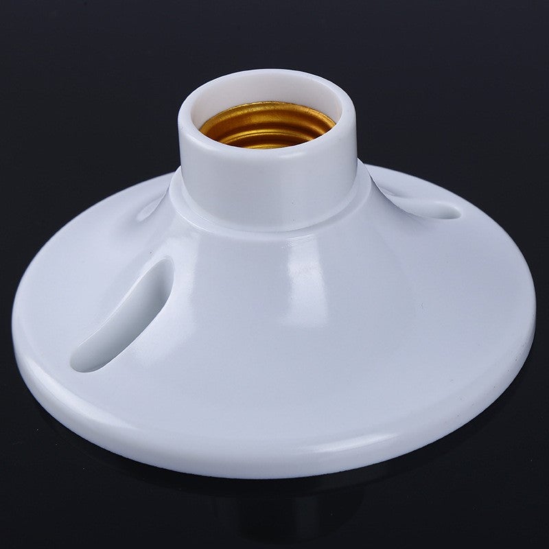 Lot de 2 douilles de plafond à visser E27, douilles de garage E27, douilles pour ampoules LED, douilles de plafonnier E27, taille moyenne - 2