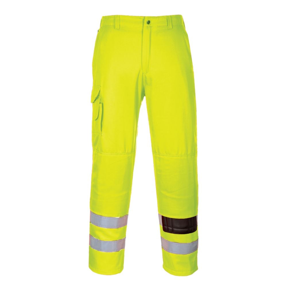 Pantalon De Travail Polycoton Hi-Viz – Taille 38, Longueur Jambe 31, Neuf Avec étiquette