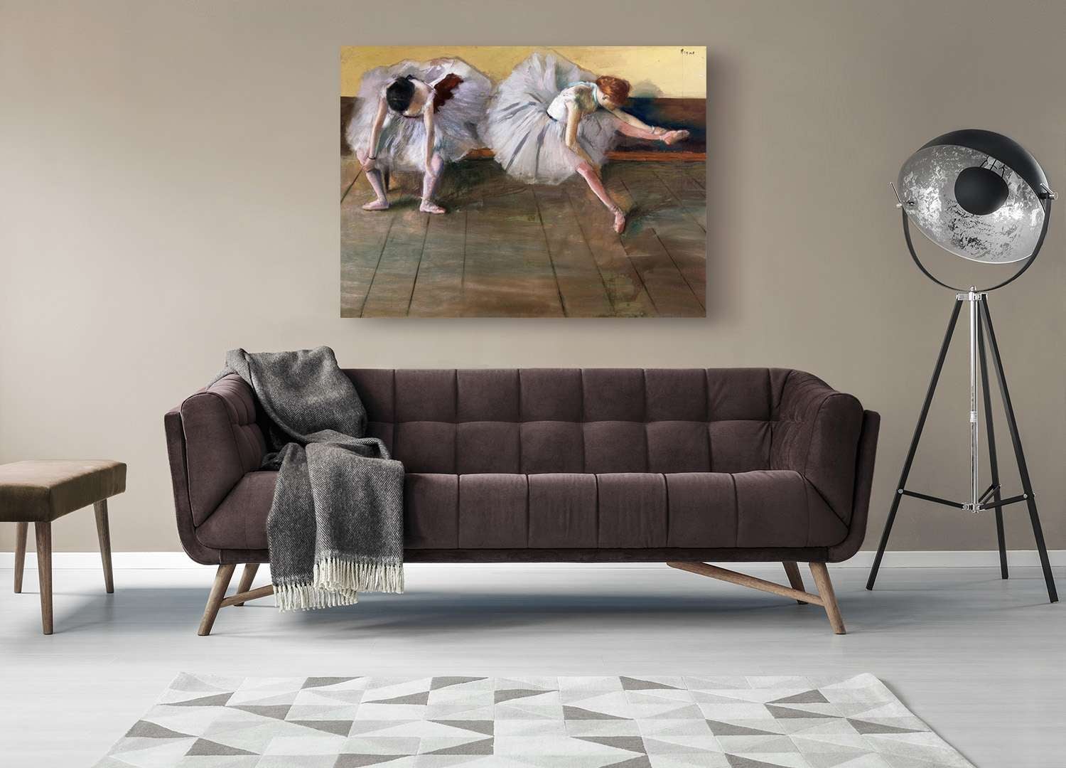 Peinture, impression sur toile - Edgar Degas, Danseuses - 70x50 cm - 3